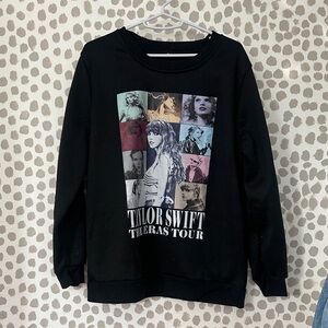 Taylor Swift Black Graphic Sweater